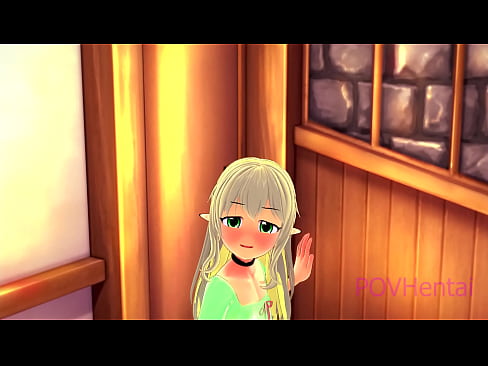 ❤️ (トラップ）エルフのメイドが顔を洗うのを手伝う ️ 自家製ポルノ ❌️